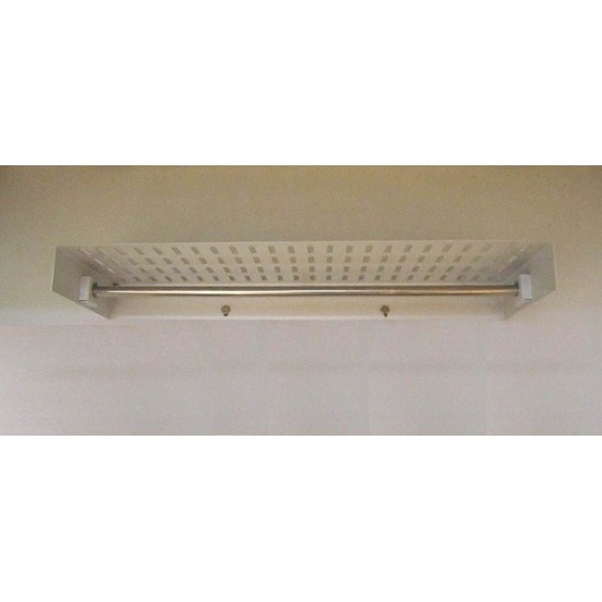 Shelf with IV bar